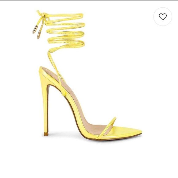 FEMME LA Luce Minimal Heeled Sandal in Sol - Picture 2 of 8